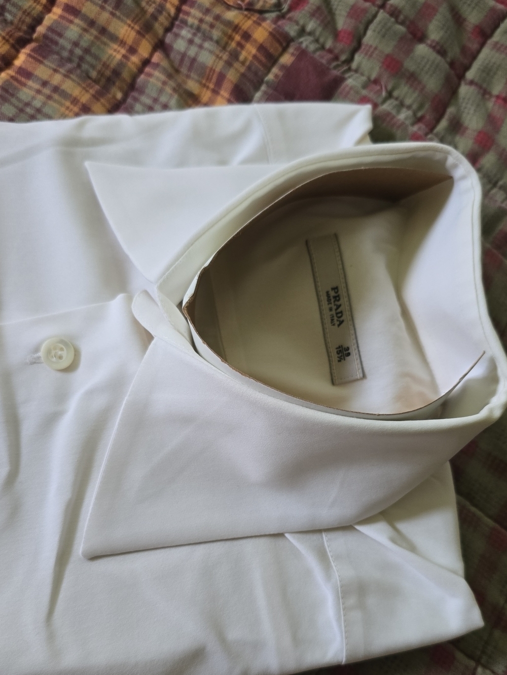 Vintage Prada Lightweight Men's Dress Shirt — Point Collar